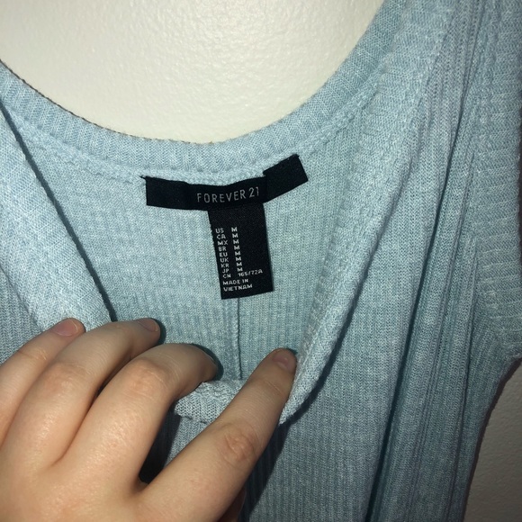 Light Blue Spring Dress - Picture 3 of 4